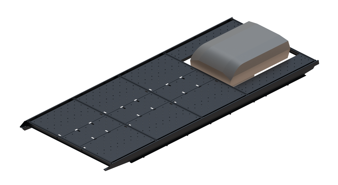 Slim Platform Rack Ext - Rear Aftermarket Air Con (RS3)