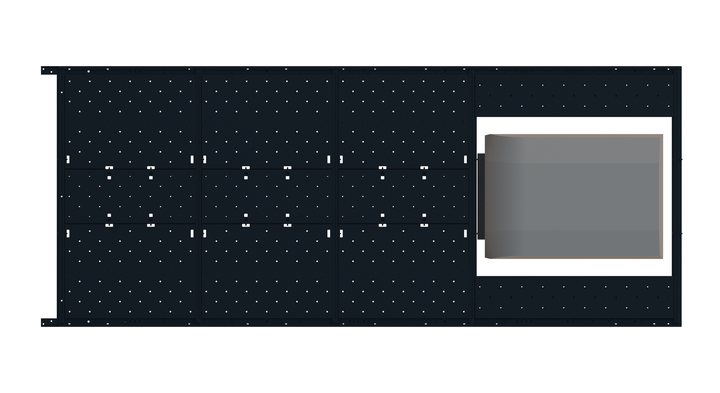 Slim Platform Rack Ext - Rear Aftermarket Air Con (RS3)
