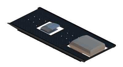Slim Platform Rack Ext - Rear Aftermarket Air Con / Front Centre Fan (RS3)