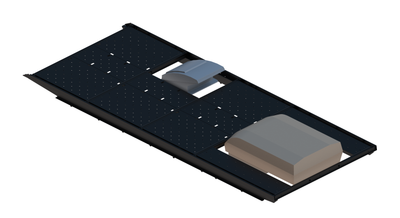 Slim Platform Rack Ext - Rear Aftermarket Air Con / Front Offset Fan (RS3)