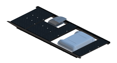 Slim Platform Rack Ext - Rear MB Air Con / Front Offset Fan (RS3)