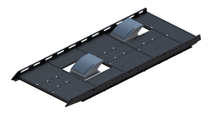 Cargo Platform Rack Ext - Front Centre Fan / Rear Offset Fan (RS3)