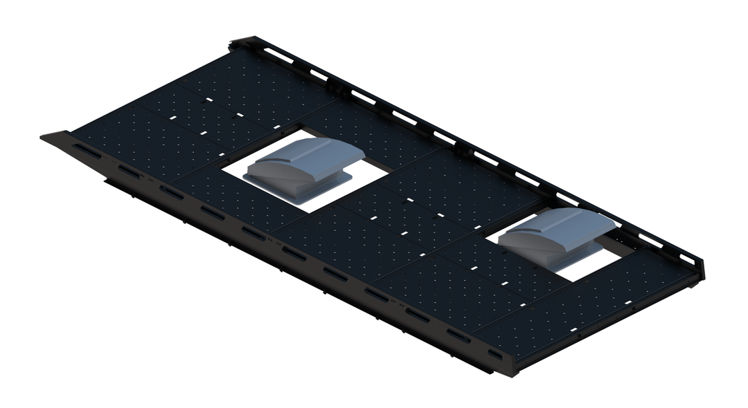 Cargo Platform Rack Ext - Front Centre Fan / Rear Offset Fan (RS3)