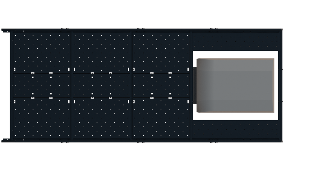 Cargo Platform Rack Ext - Rear Aftermarket Air Con (RS3)