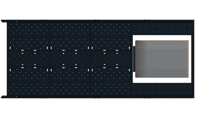Cargo Platform Rack Ext - Rear Aftermarket Air Con (RS3)
