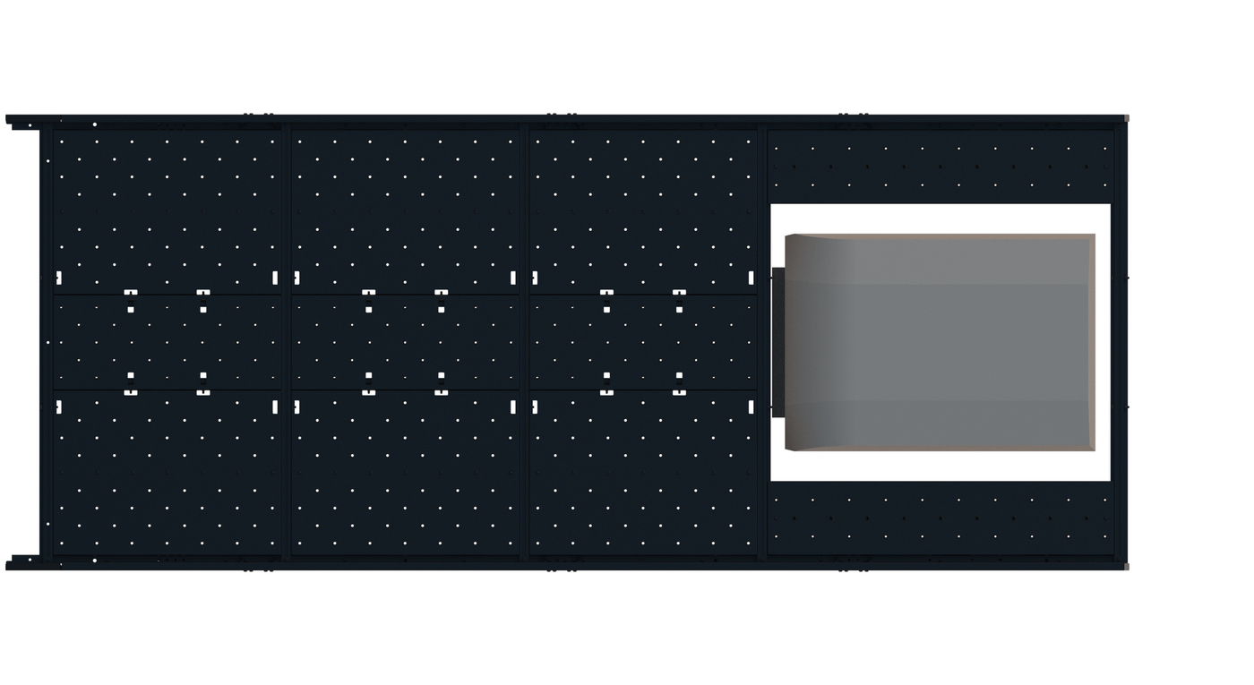Cargo Platform Rack Ext - Rear Aftermarket Air Con (RS3)