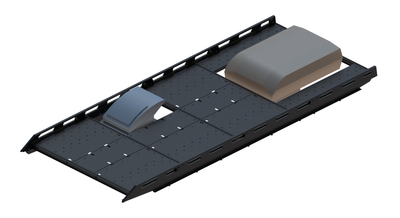 Cargo Platform Rack Ext - Rear Aftermarket Air Con / Front Offset Fan (RS3)