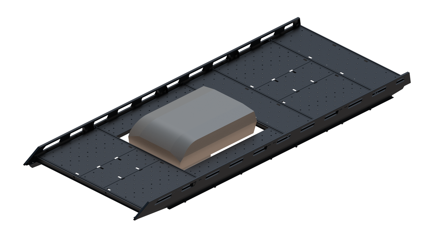 Cargo Platform Rack Ext - Front Aftermarket Air Con (RS3)