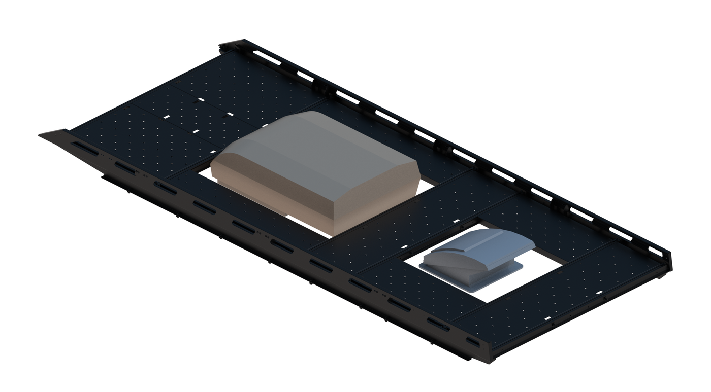 Cargo Platform Rack Ext - Front Aftermarket Air Con / Rear Centre Fan (RS3)