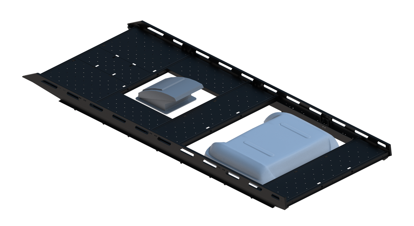 Cargo Platform Rack Ext - Rear MB Air Con / Front Centre Fan (RS3)