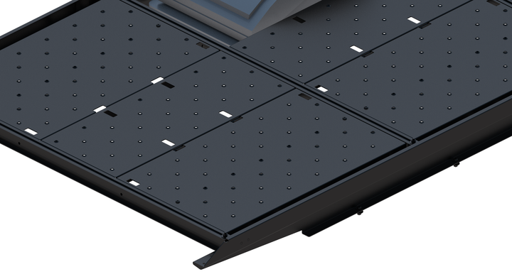Slim Platform Rack Ext- Front Offset Fan / Rear Offset Fan (RS4)