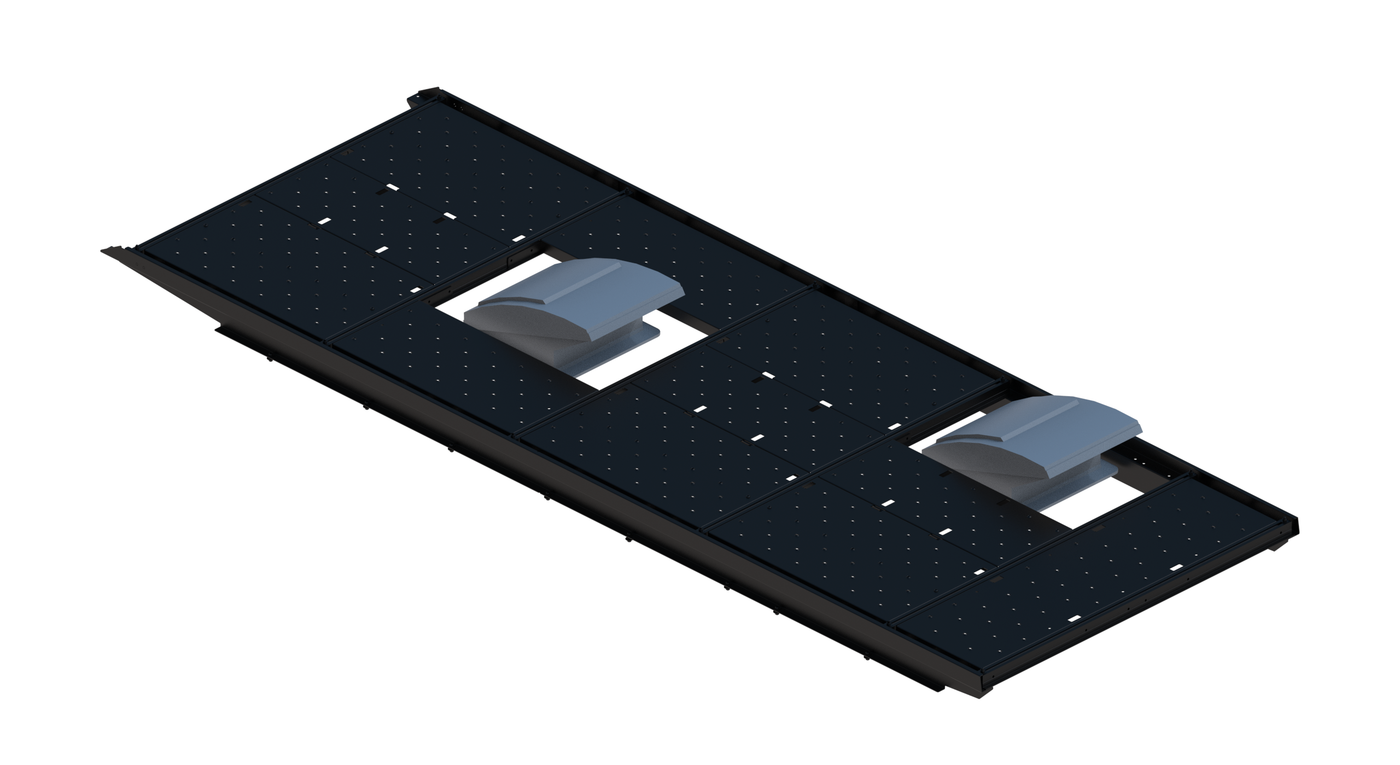 Slim Platform Rack Ext- Front Centre Fan / Rear Offset Fan (RS4)