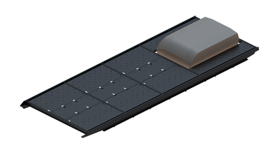 Slim Platform Rack Ext- Rear Aftermarket Air Con (RS4)