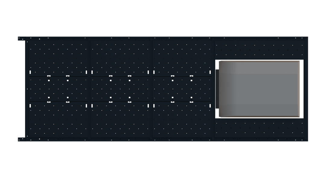 Slim Platform Rack Ext- Rear Aftermarket Air Con (RS4)
