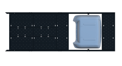 Slim Platform Rack Ext- Rear MB Air Con (RS4)