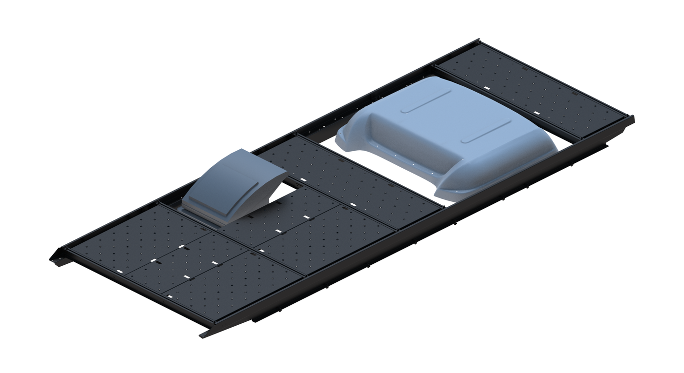 Slim Platform Rack Ext- Rear MB Air Con / Front Offset Fan (RS4)