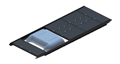 Slim Platform Rack Ext- Front MB Air Con (RS4)