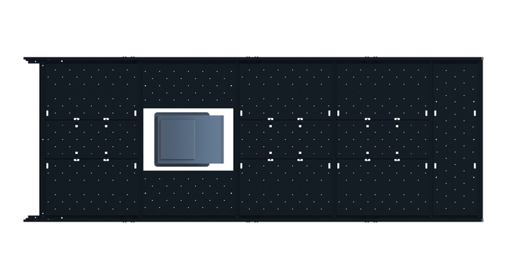 Cargo Platform Rack Ext - Front Centre Fan (RS4)