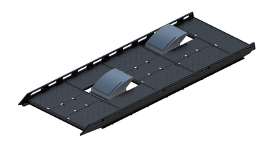 Cargo Platform Rack Ext - Front Centre Fan / Rear Offset Fan (RS4)