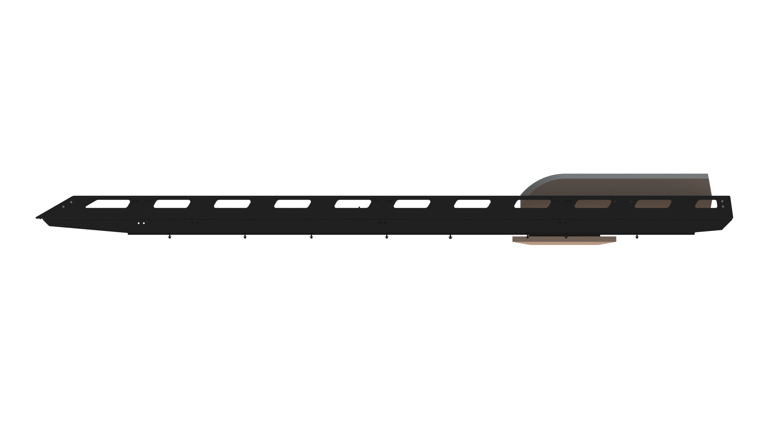 Cargo Platform Rack Ext - Rear Aftermarket Air Con (RS4)