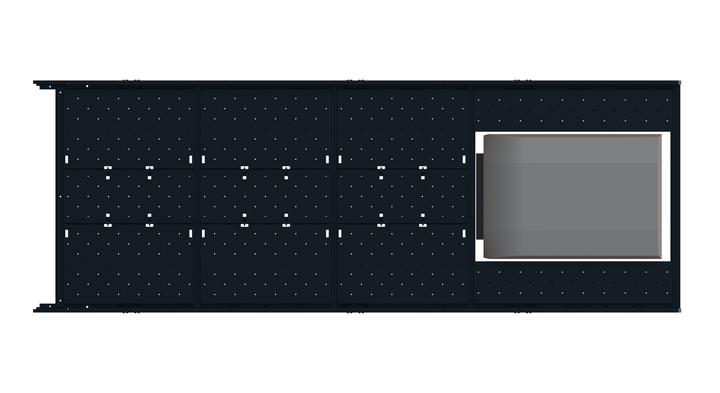Cargo Platform Rack Ext - Rear Aftermarket Air Con (RS4)