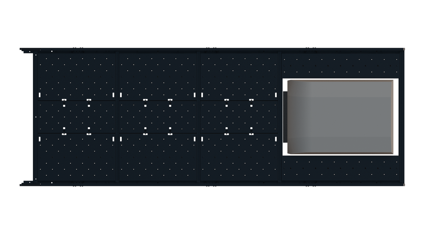 Cargo Platform Rack Ext - Rear Aftermarket Air Con (RS4)