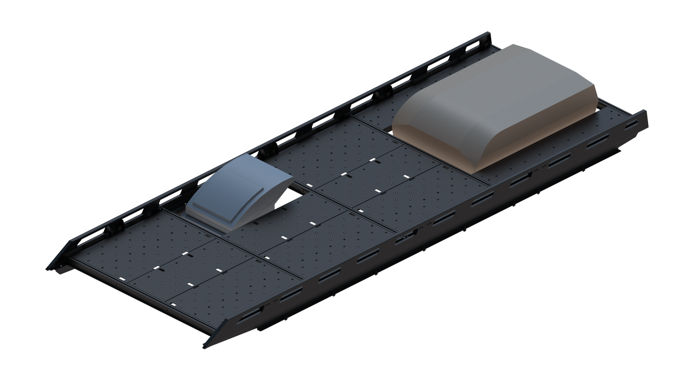 Cargo Platform Rack Ext - Rear Aftermarket Air Con / Front Offset Fan (RS4)