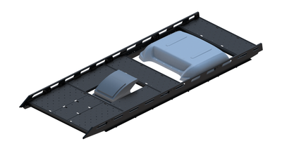 Cargo Platform Rack Ext - Rear MB Air Con / Front Centre Fan (RS4)