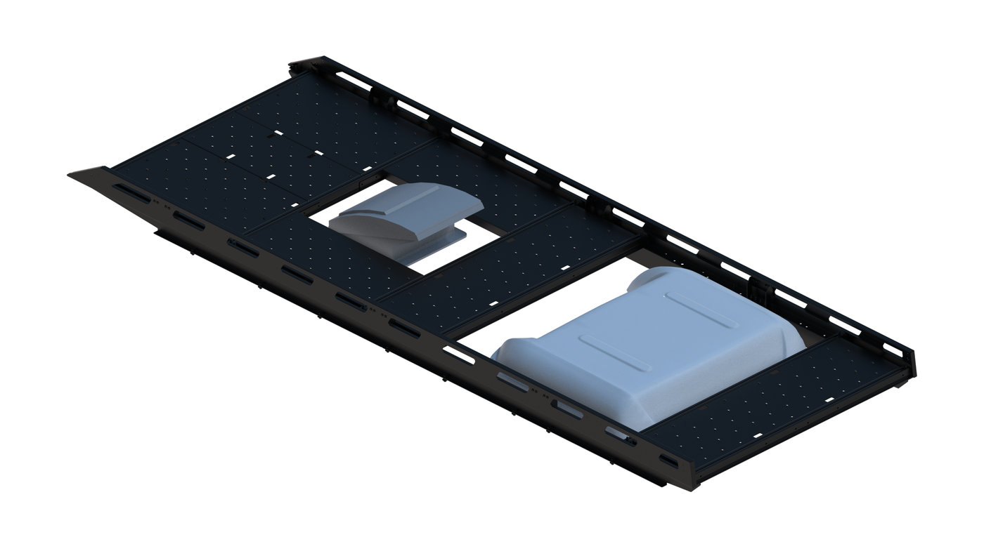 Cargo Platform Rack Ext - Rear MB Air Con / Front Centre Fan (RS4)