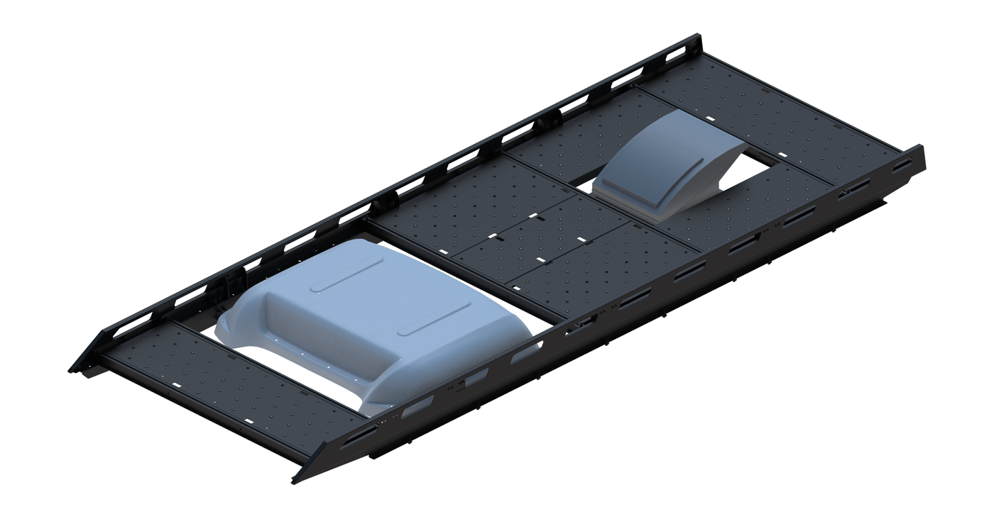 Cargo Platform Rack Ext - Front MB Air Con / Rear Centre Fan (RS4)