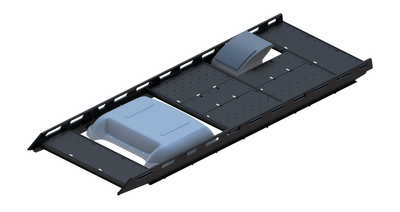 Cargo Platform Rack Ext - Front MB Air Con / Rear Offset Fan (RS4)