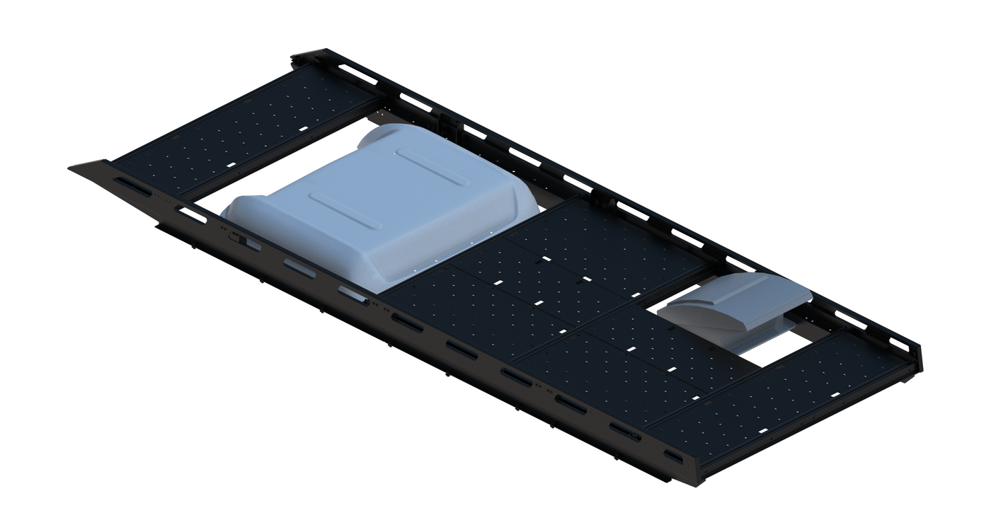 Cargo Platform Rack Ext - Front MB Air Con / Rear Offset Fan (RS4)