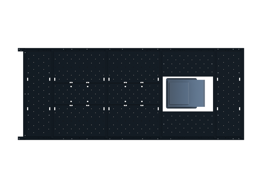 Slim Platform Rack - Rear Centre Fan (RS3)