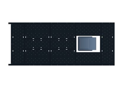 Slim Platform Rack - Rear Centre Fan (RS3)