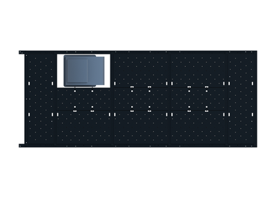 Slim Platform Rack - Front Offset Fan (RS4)