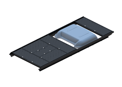 Slim Platform Rack - Front Centre Fan / Rear Offset Fan (RS5)