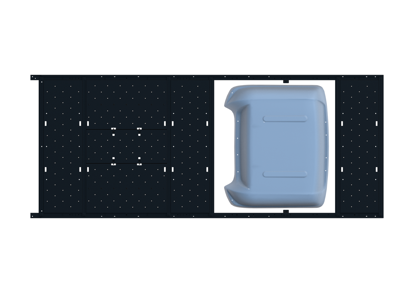 Slim Platform Rack - Rear MB Air Con (RS4)