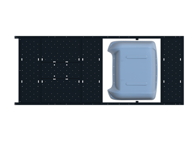 Slim Platform Rack - Rear MB Air Con (RS3)