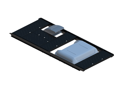 Slim Platform Rack - Mid Centre Fan / Rear Offset Fan (RS5)