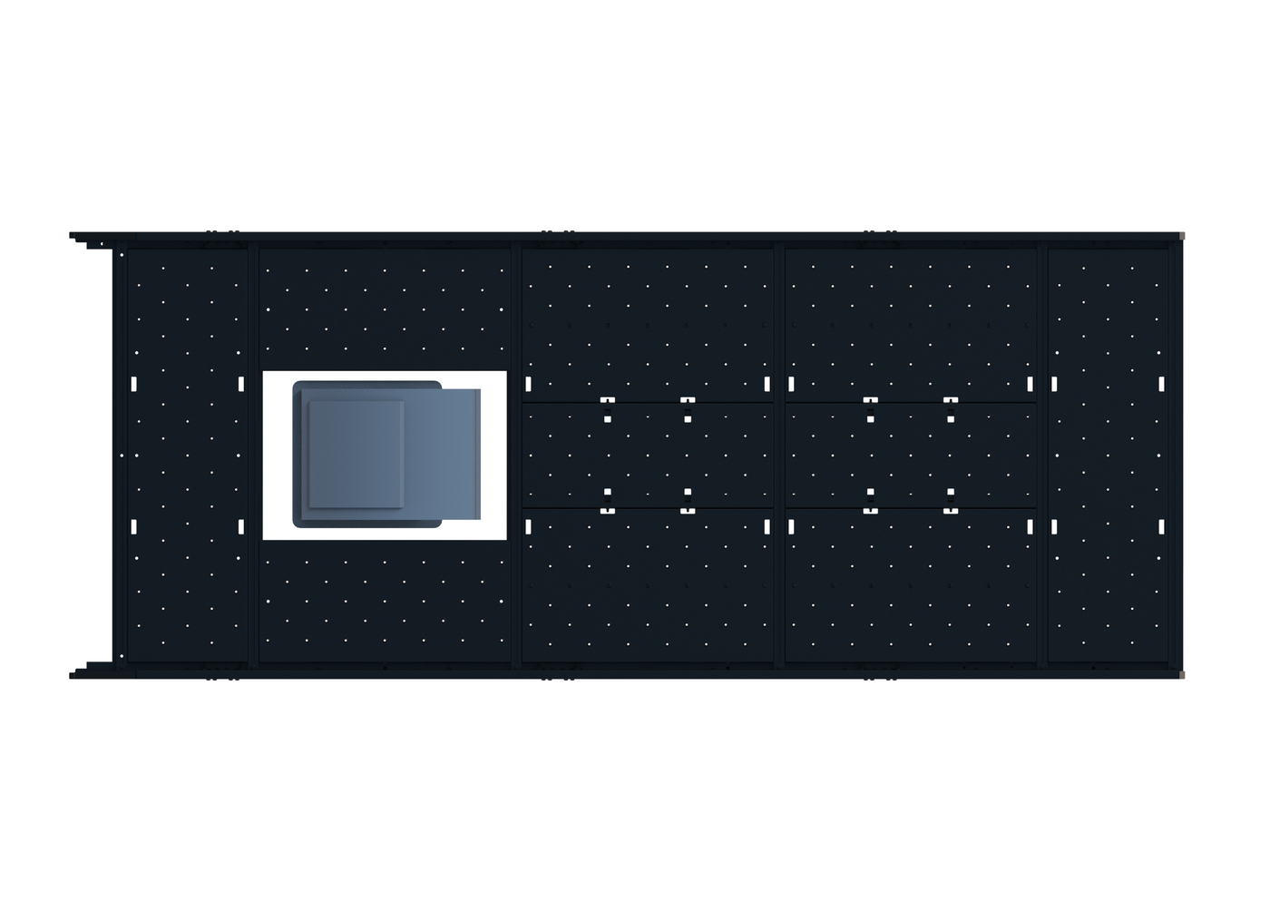 Cargo Platform Rack - Front Centre Fan (RS4)