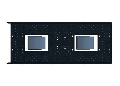 Cargo Platform Rack - Front Centre Fan / Rear Centre Fan (RS3)