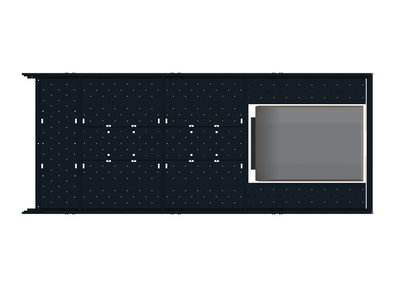 Cargo Platform Rack - Rear Aftermarket Air Con (RS4)