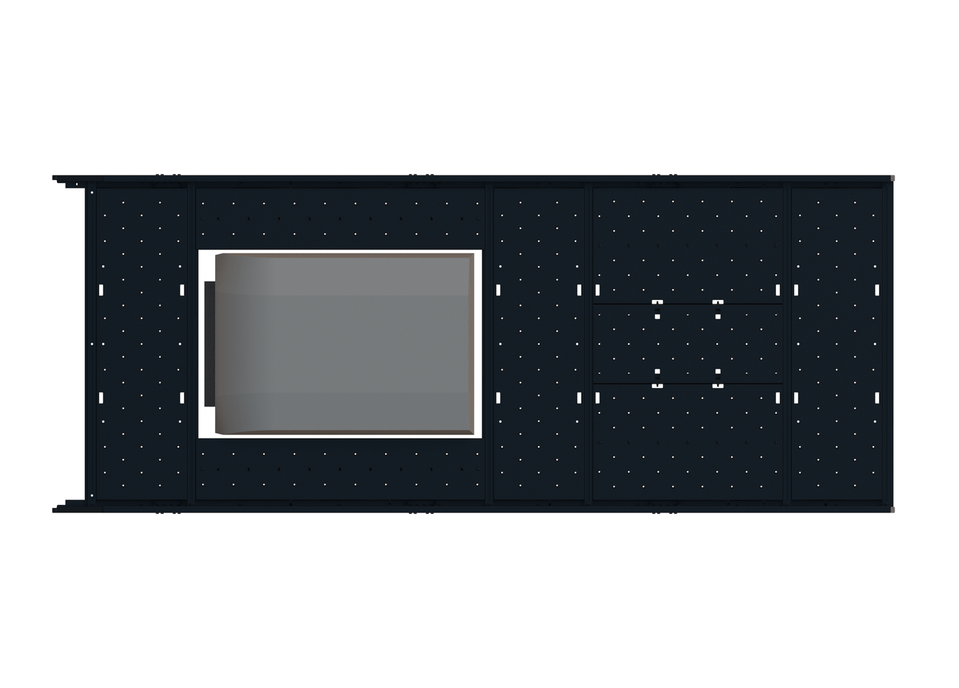 Cargo Platform Rack - Front Aftermarket Air Con (RS4)