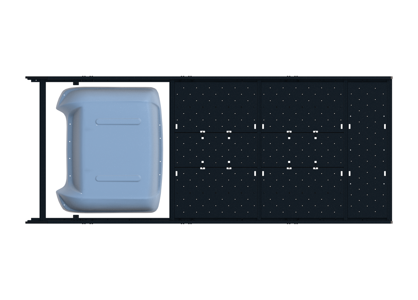 Cargo Platform Rack - Front MB Air Con (RS3)