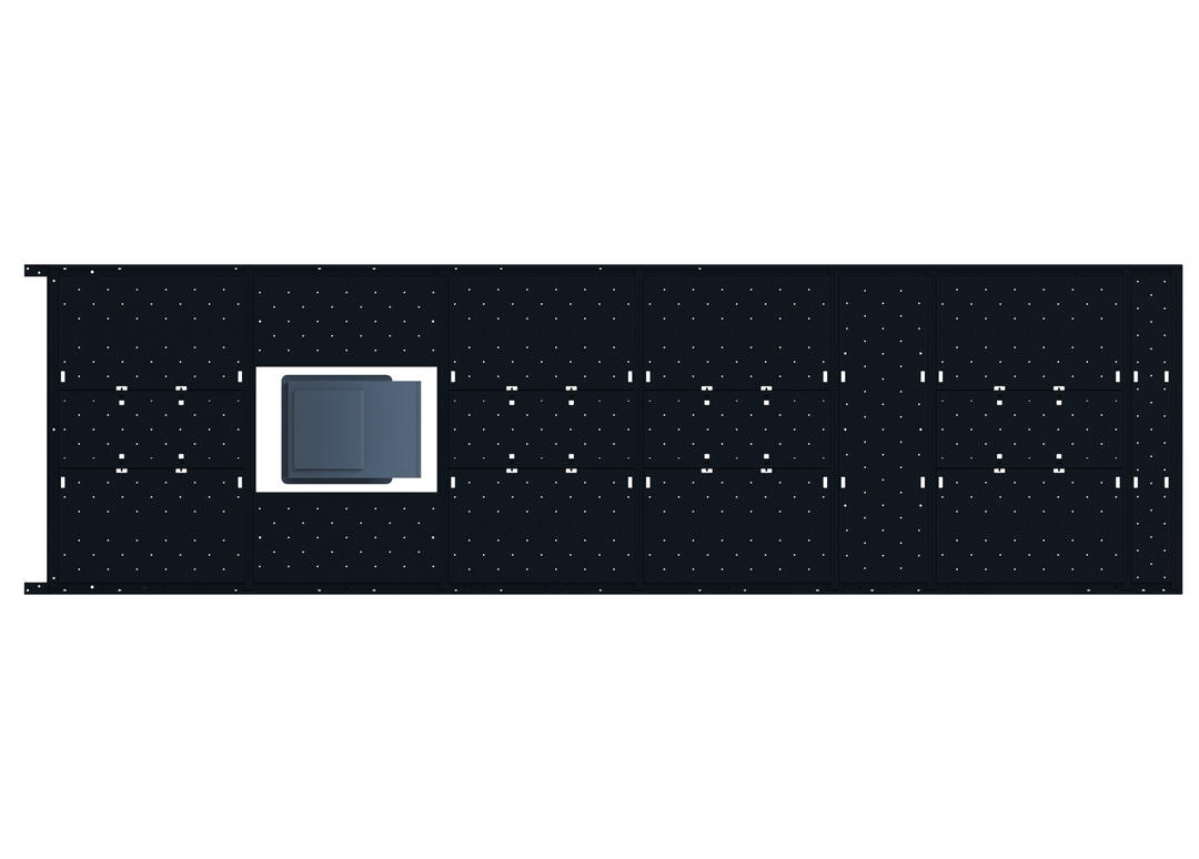 Slim Platform Rack - Extended - Front Centre Fan (RS5)
