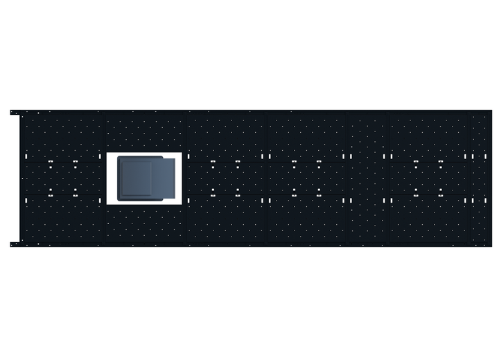 Slim Platform Rack - Extended - Front Centre Fan (RS5)