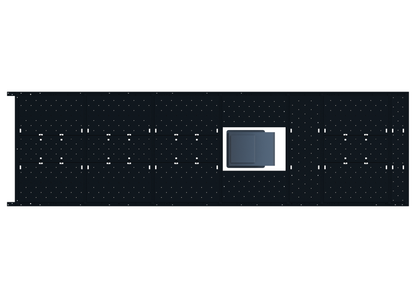Slim Platform Rack - Extended - Mid Centre Fan (RS5)
