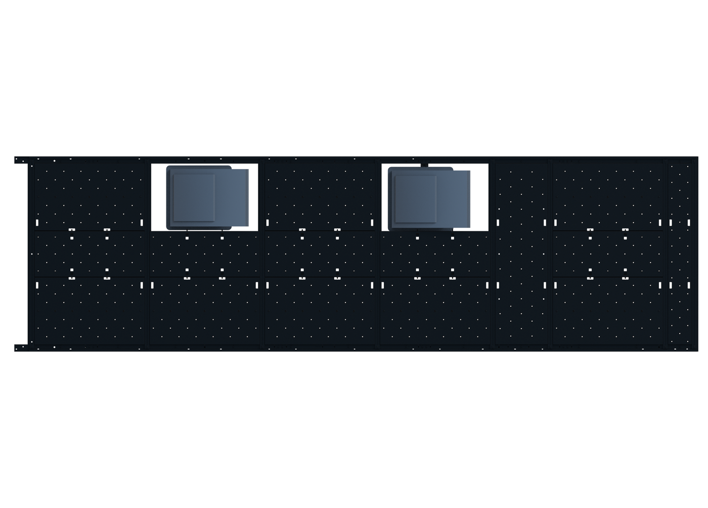 Slim Platform Rack - Extended - Front Offset Fan / Mid Offset Fan (RS5)