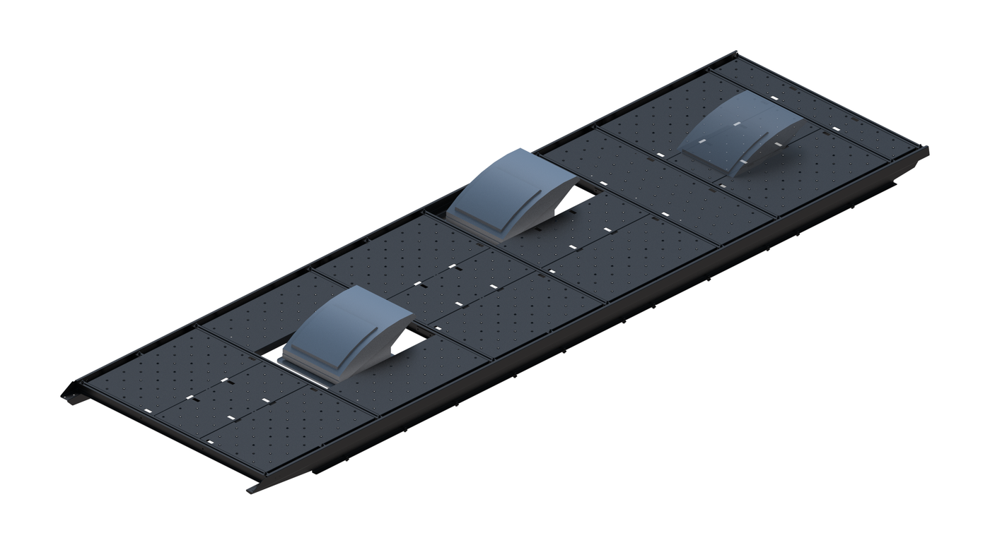 Slim Platform Rack - Extended - Front Centre Fan / Mid Offset Fan (RS5)