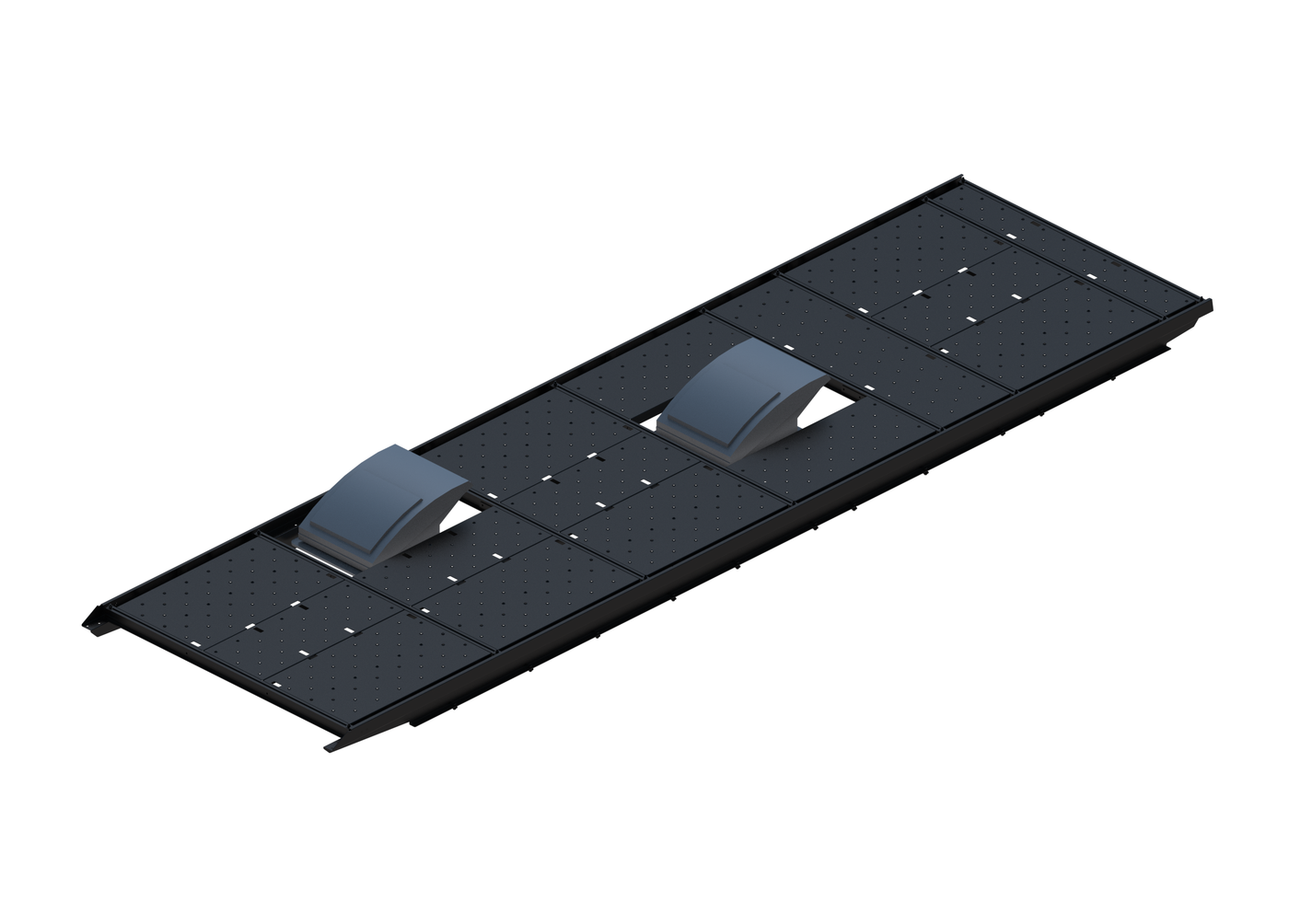 Slim Platform Rack - Extended - Front Offset Fan / Mid Centre Fan (RS5)